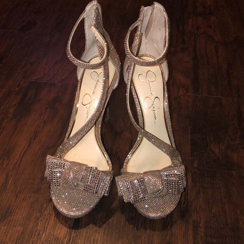 Sparkling Jessica Simpson shoes not worn.